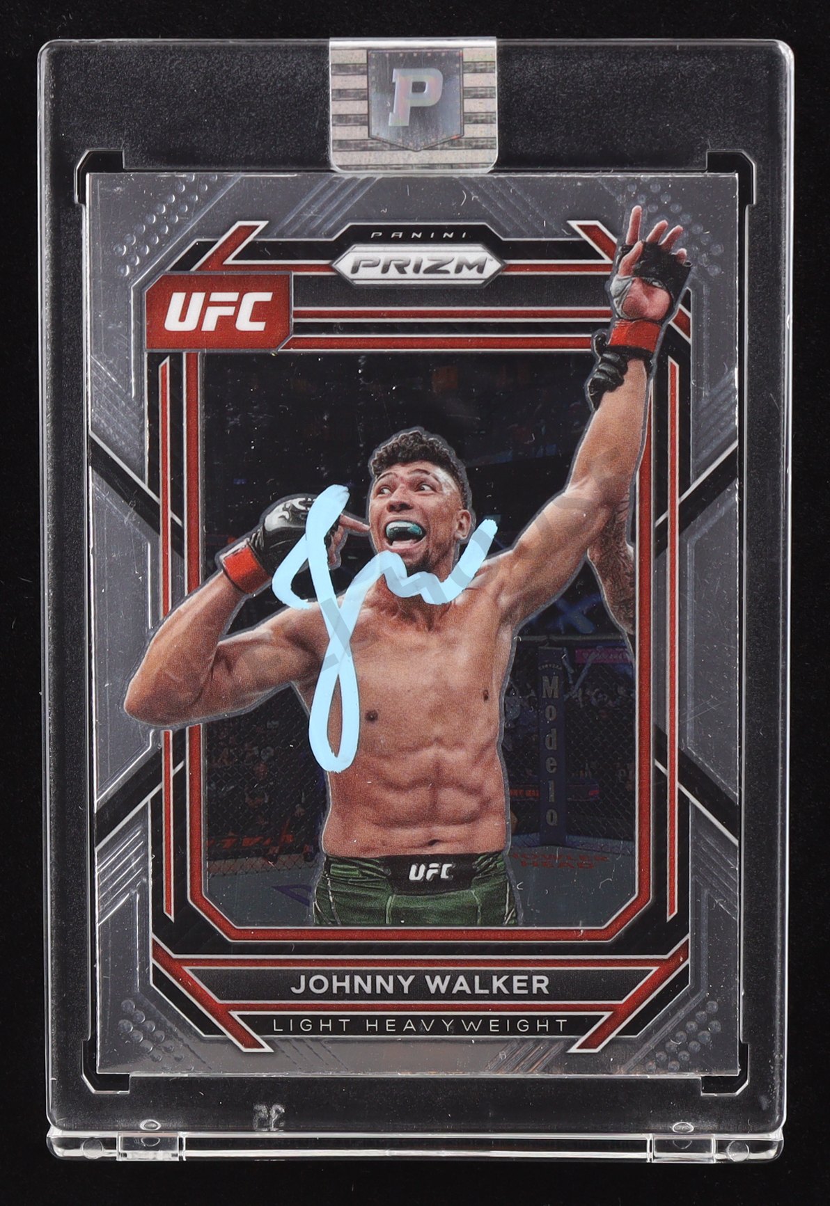 Johnny Walker Signed 2023 Panini Prizm UFC #169